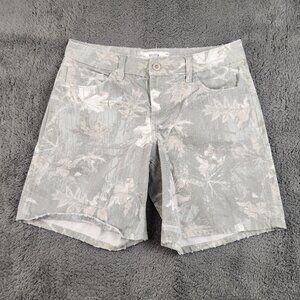 Hollister Y2K Denim Jeans Shorts Women's Size 6 Camo Camouflage Baggy Jorts